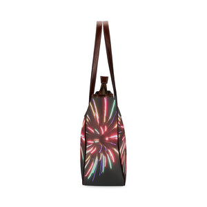 Fireworks Burst Classic Tote Bag (Model 1644)