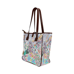 Holiday Paisley Negative Classic Tote Bag (Model 1644)