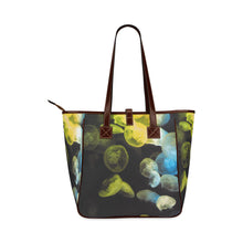 Load image into Gallery viewer, Jellyfish Yellow and Blue Classic Tote Bag (Model 1644)