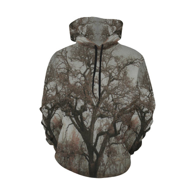 Spooky Tree All Over Print Hoodie for Women (USA Size) (Model H13)
