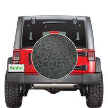 Load image into Gallery viewer, Crackle Black 32 Inch Spare Tire Cover