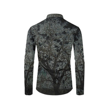 Load image into Gallery viewer, Spooky Tree Glowing Men&#39;s All Over Print Casual Dress Shirt (Model T61)