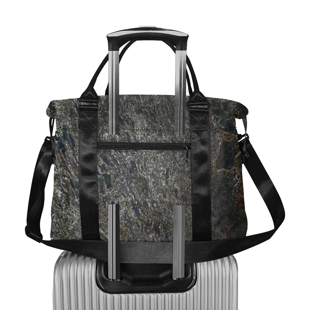 Marbled Abstract Glowing Large Capacity Duffle Bag (Model 1715)