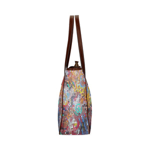 Graffiti Abstract Mosaic Classic Tote Bag (Model 1644)