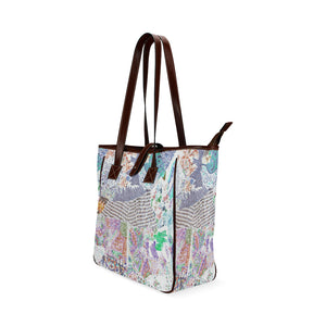 Paisley Power Negative Classic Tote Bag (Model 1644)