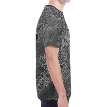Load image into Gallery viewer, Crackle Multitone Glowing New All Over Print T-shirt for Men (Model T45)