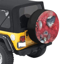 Load image into Gallery viewer, Puddle of Love Red 34 Inch Spare Tire Cover