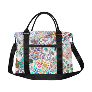 Holiday Paisley Reverse Large Capacity Duffle Bag (Model 1715)