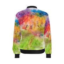 Load image into Gallery viewer, Splash of Color All Over Print Bomber Jacket for Women (Model H36)