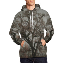 Load image into Gallery viewer, Spooky Tree All Over Print Hoodie for Men/Large Size (USA Size) (Model H13)