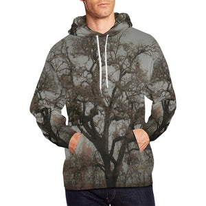 Spooky Tree All Over Print Hoodie for Men/Large Size (USA Size) (Model H13)