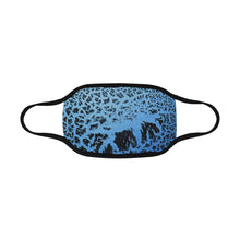 Load image into Gallery viewer, Crackle Art Blue Mouth Mask