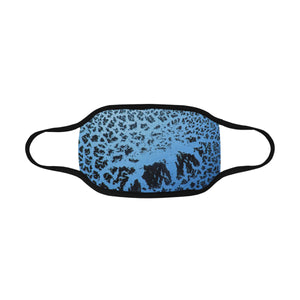Crackle Art Blue Mouth Mask