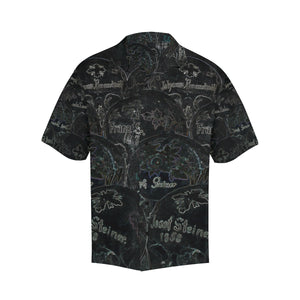 Painted Skulls Glowing Hawaiian Shirt (Model T58)