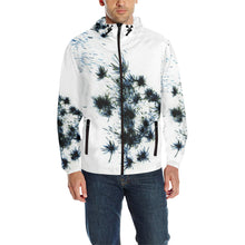 Load image into Gallery viewer, Fireworks Flower Negative All Over Print Quilted Windbreaker for Men (Model H35)