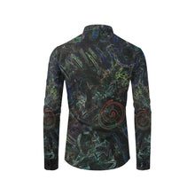 Load image into Gallery viewer, Graffiti Abstract Glowing Men&#39;s All Over Print Casual Dress Shirt (Model T61)