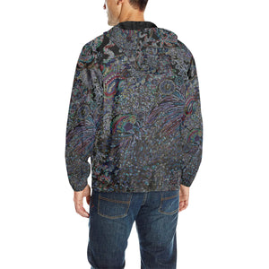 I Spy Paisley Glowing All Over Print Quilted Windbreaker for Men (Model H35)