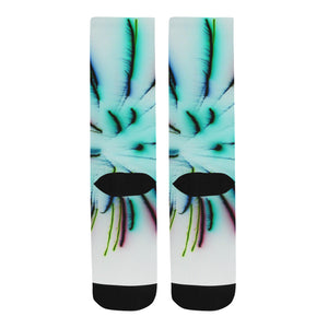 Fireworks Burst Negative Trouser Socks (For Men)