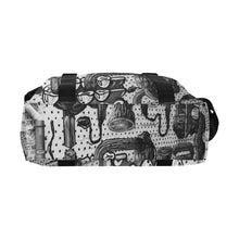 Load image into Gallery viewer, Complex Graffiti Black and White Large Capacity Duffle Bag (Model 1715)