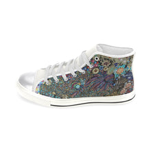 Load image into Gallery viewer, I Spy Paisley Women&#39;s Classic High Top Canvas Shoes (Model 017)