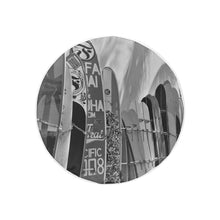 Load image into Gallery viewer, Surfboards Black and White 30 Inch Spare Tire Cover