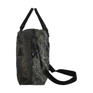 Marbled Abstract Glowing Large Capacity Duffle Bag (Model 1715)