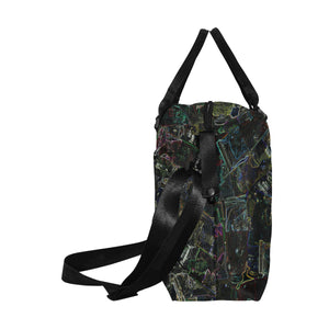 Oil Paints Glowing Large Capacity Duffle Bag (Model 1715)