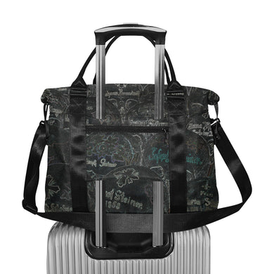 Painted Skulls Glowing Large Capacity Duffle Bag (Model 1715)
