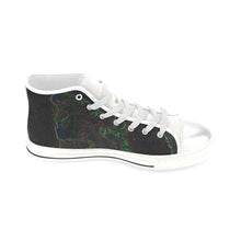 Load image into Gallery viewer, Sea of Flames Glowing Men’s Classic High Top Canvas Shoes (Model 017)