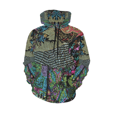Paisley Power All Over Print Hoodie for Women (USA Size) (Model H13)