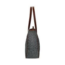 Load image into Gallery viewer, Crackle Black Classic Tote Bag (Model 1644)