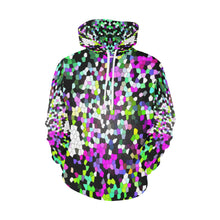 Load image into Gallery viewer, Holiday Paisley Purple Mosaic All Over Print Hoodie for Men/Large Size (USA Size) (Model H13)