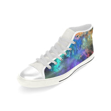 Load image into Gallery viewer, Splash of Color Negative Men’s Classic High Top Canvas Shoes (Model 017)