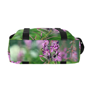 Fireweed Flower Large Capacity Duffle Bag (Model 1715)