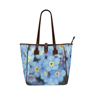 Forget Me Not Flower Classic Tote Bag (Model 1644)