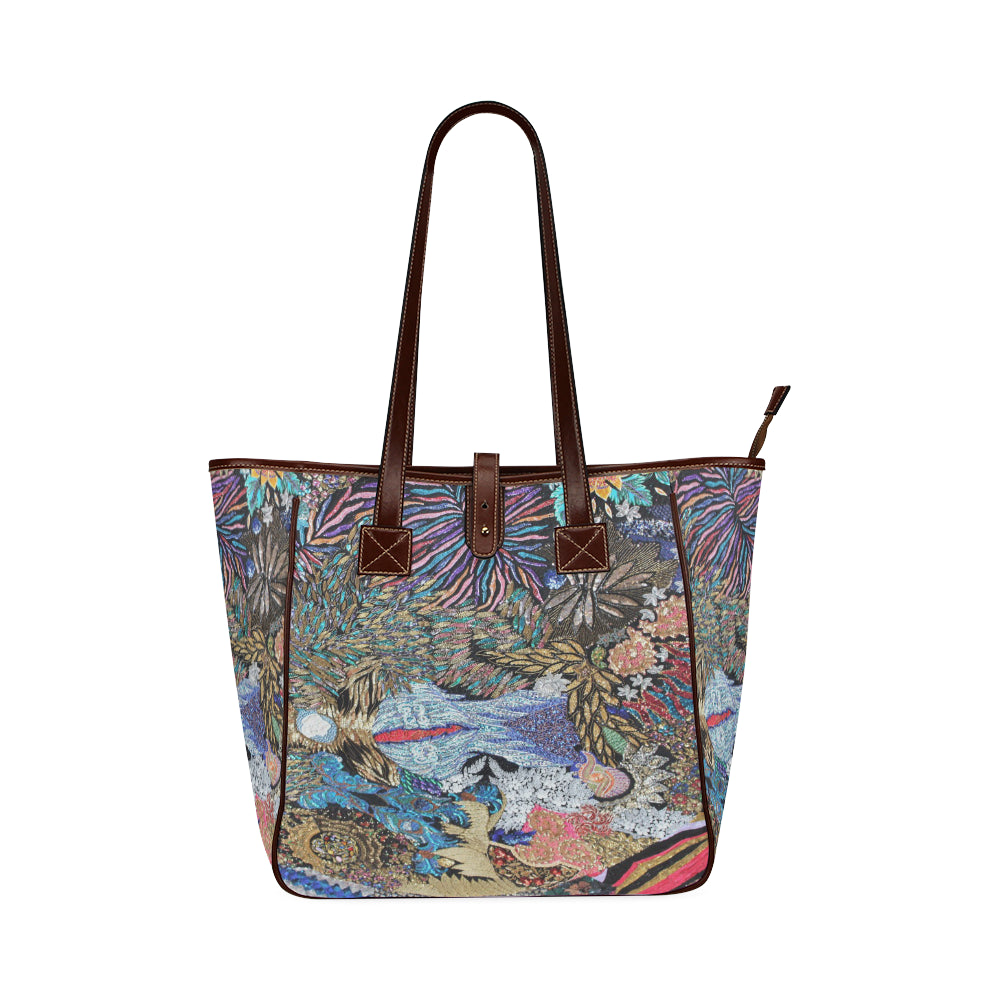 Pleasantly Paisley Classic Tote Bag (Model 1644)