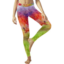 Load image into Gallery viewer, Splash of Color Low Rise Leggings (Invisible Stitch) (Model L05)