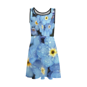 Forget Me Not Flower Girls' Sleeveless Sundress (Model D56)