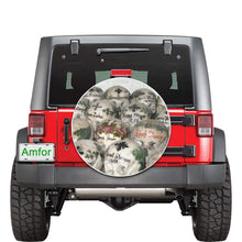 Load image into Gallery viewer, Painted Skulls 30 Inch Spare Tire Cover