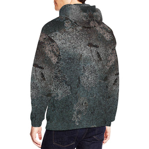 Patches of Moss Glowing All Over Print Hoodie for Men/Large Size (USA Size) (Model H13)