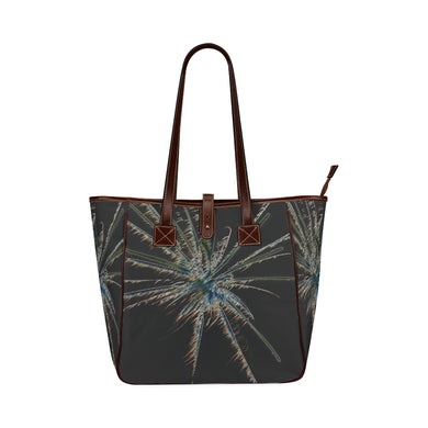 Fireworks Star Glowing Classic Tote Bag (Model 1644)