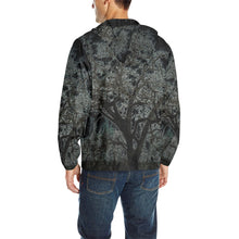 Load image into Gallery viewer, Spooky Tree Glowing All Over Print Quilted Windbreaker for Men (Model H35)