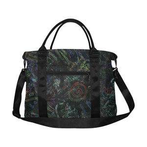 Graffiti Abstract Glowing Large Capacity Duffle Bag (Model 1715)