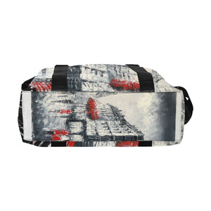 Paris Eiffel Tower Large Capacity Duffle Bag (Model 1715)