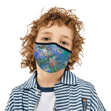 Load image into Gallery viewer, Graffiti Abstract Blue Mouth Mask in One Piece (2 Filters Included) (Model M02)