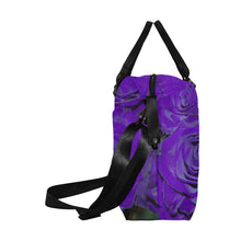 Load image into Gallery viewer, Rose Bouquet Flower Purple Large Capacity Duffle Bag (Model 1715)