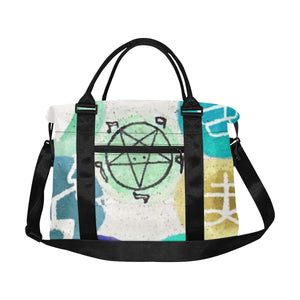 Dante's Inferno Reverse Large Capacity Duffle Bag (Model 1715)