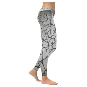Crackle Low Rise Leggings (Invisible Stitch) (Model L05)