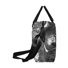 Load image into Gallery viewer, Iced Black and White Large Capacity Duffle Bag (Model 1715)