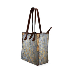 Marbled Abstract Classic Tote Bag (Model 1644)